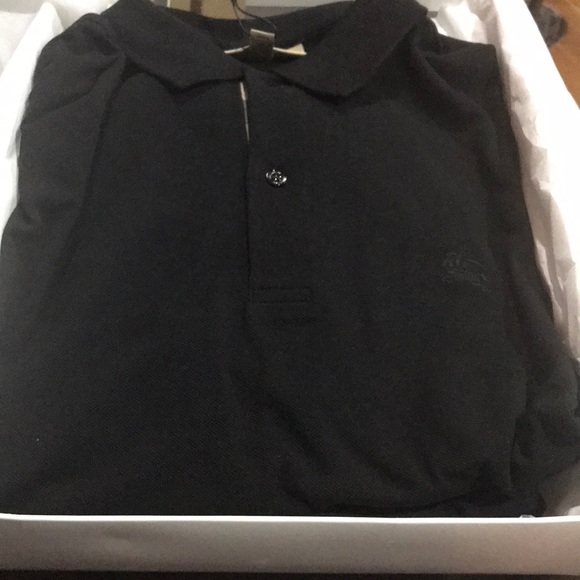 Burberry Oxford Cotton Pique Polo NWT - Picture 2 of 6